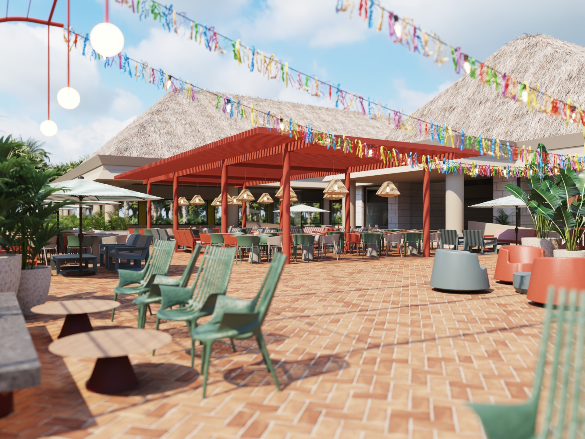 External bar at Bahia Principe Grand Tequila, Cancun with Aquaterra Travels