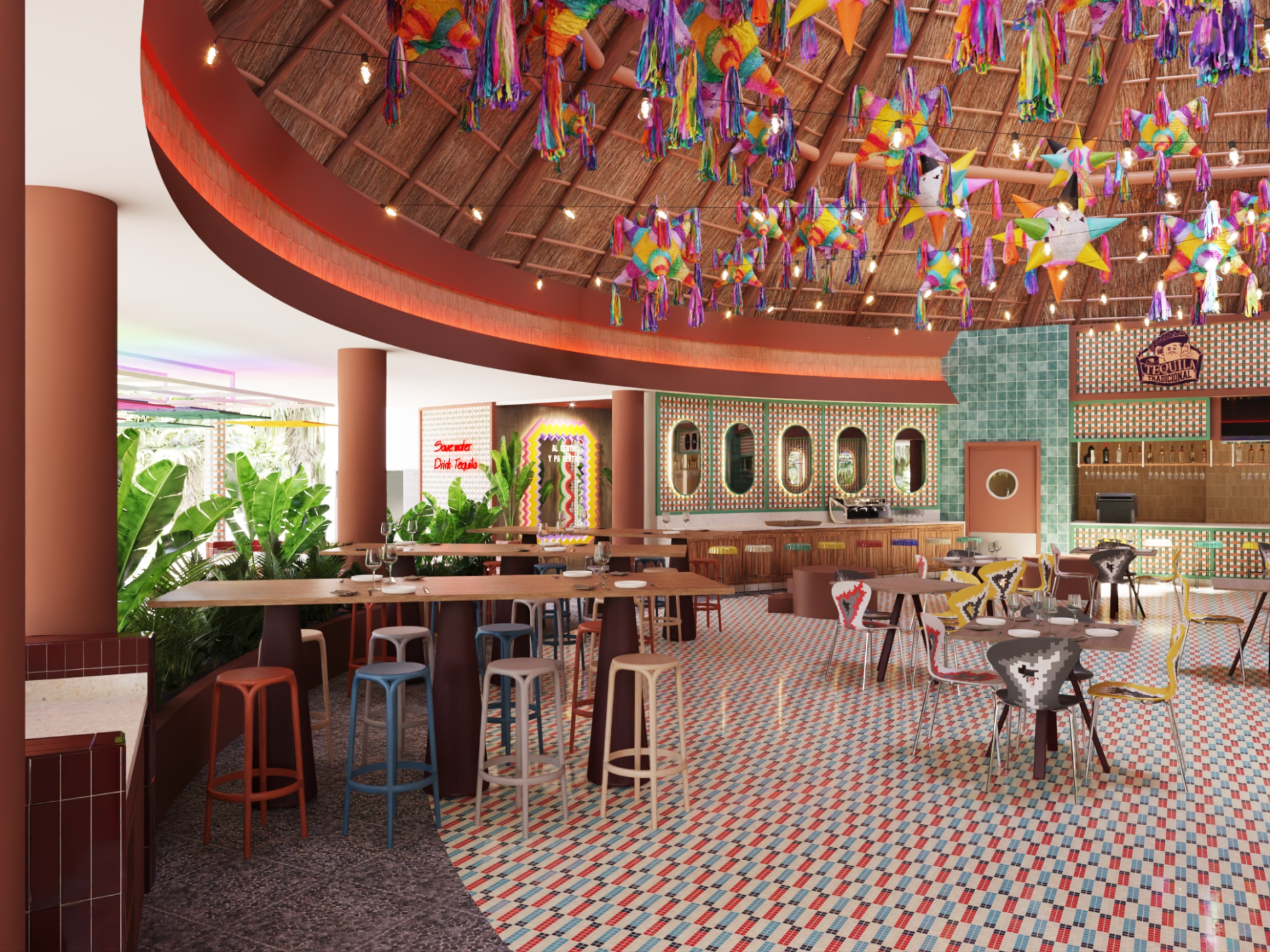 Bar at Bahia Principe Grand Tequila, Cancun with Aquaterra Travels