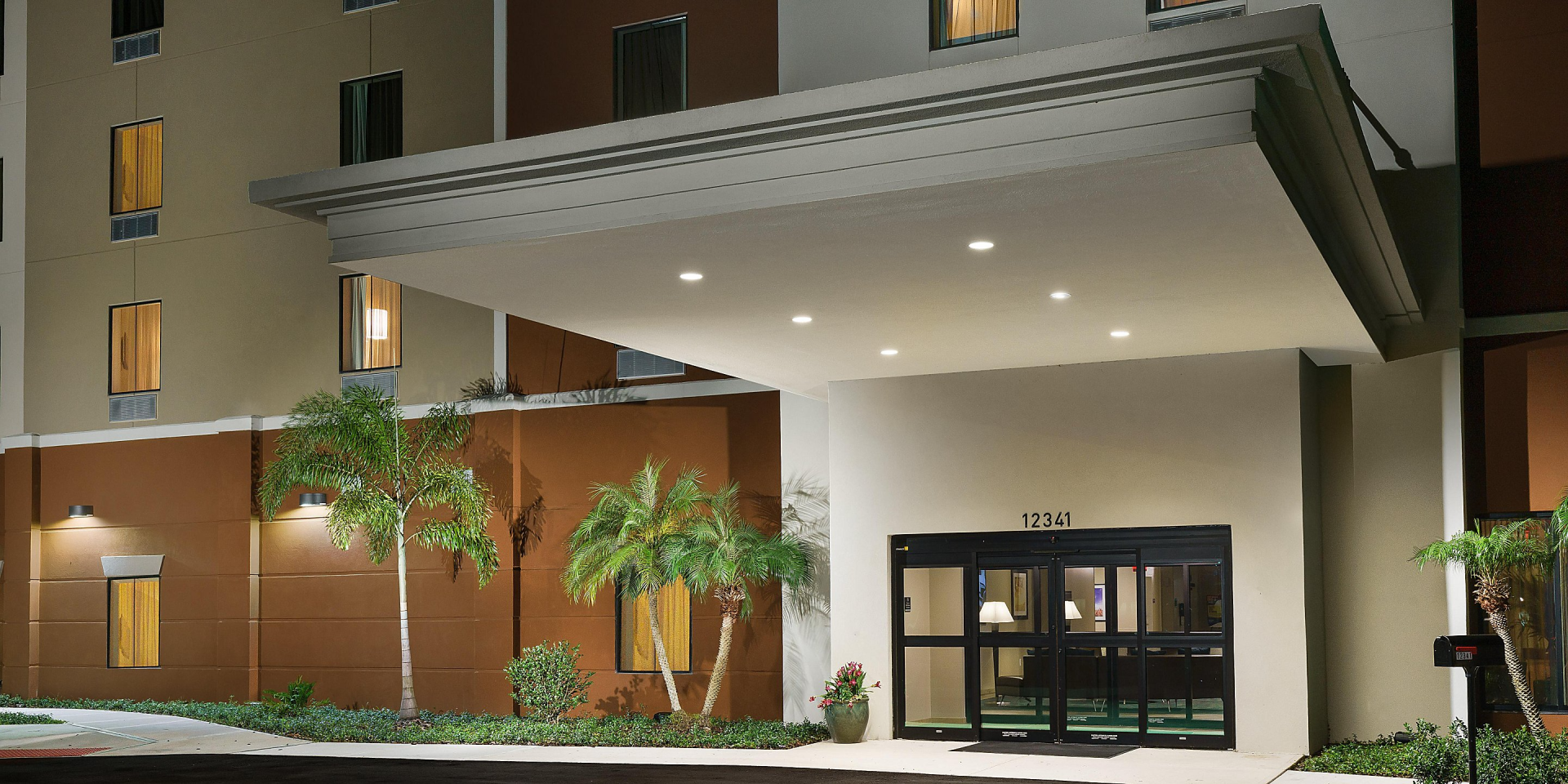 Entrée au Candlewood Suite Lake Buena Vista