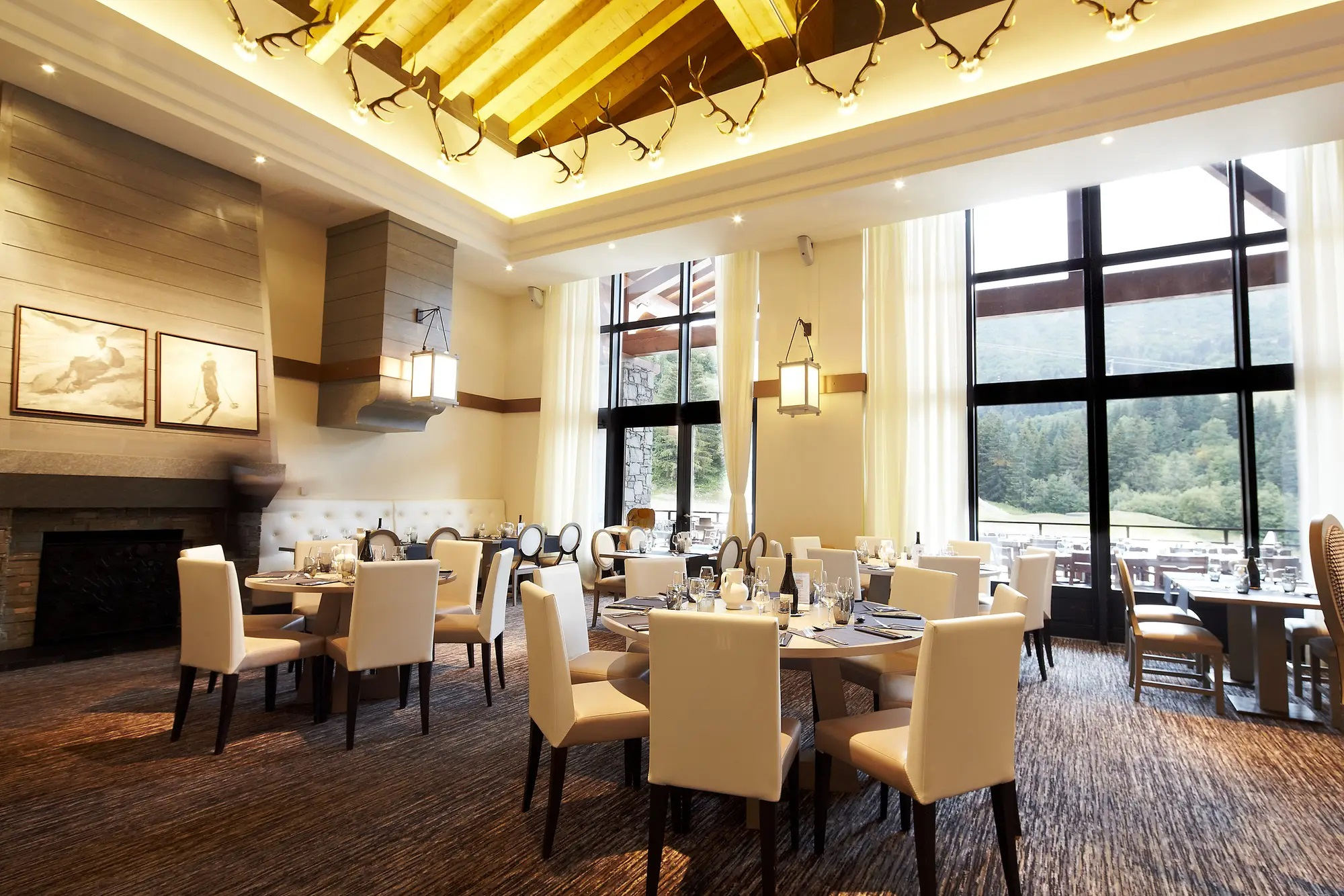 Restaurant at Club Med French Alps Valmorel, France Restaurant at Club Med French Alps Valmorel, France