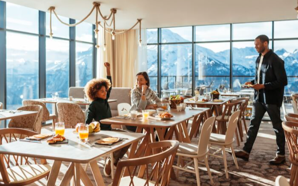 Restaurant au Club Med La Rosière