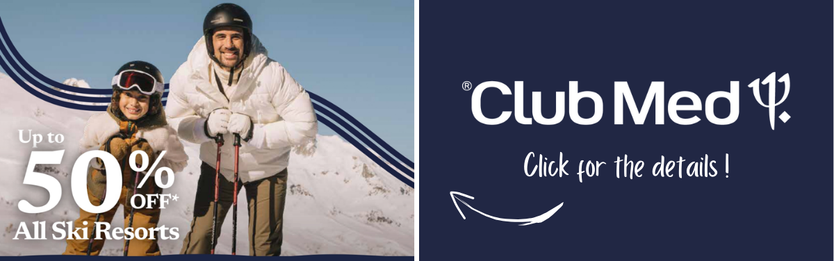 Club Med Promotions Ski Days Up to 50% Instant Savings off with Aqua Terra Travel Club Med Promotions Ski Days Up to 50% Instant Savings off with Aqua Terra Travel