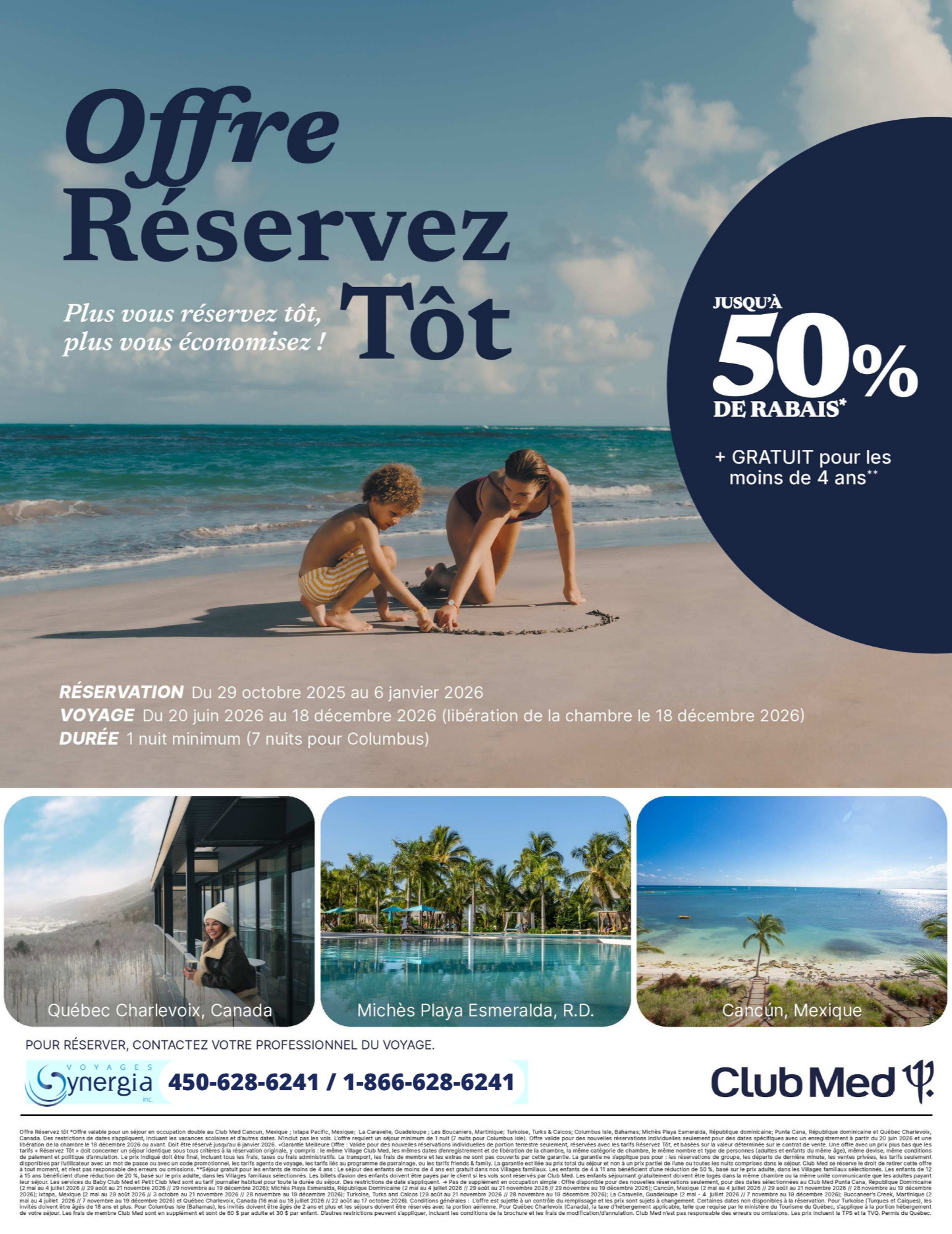 Club Med - Offre réservez tôt - Jusqu undefined