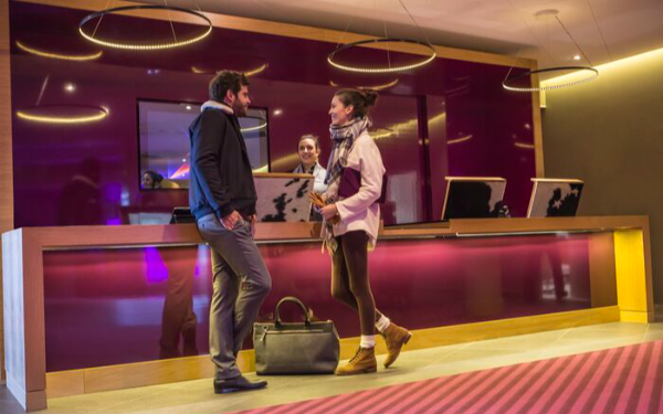 Front Desk at Club Med Val Thorens Sensations Front Desk at Club Med Val Thorens Sensations