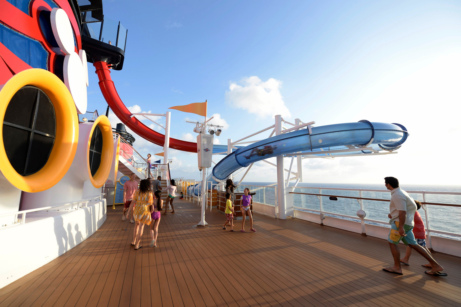 AquaDunk Waterslides on Disney Magic
