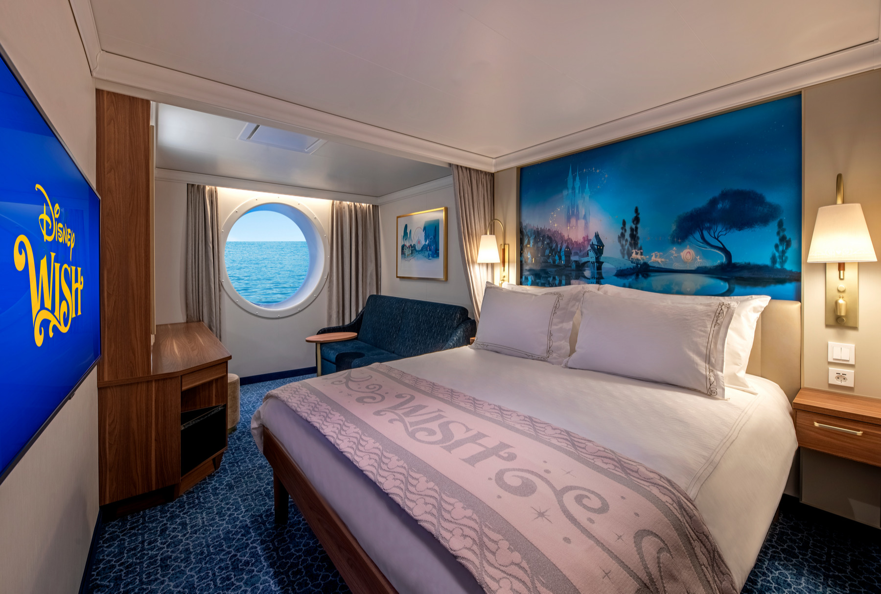 Disney Wish Cabine Vue Mer Disney Wish Cabine Vue Mer