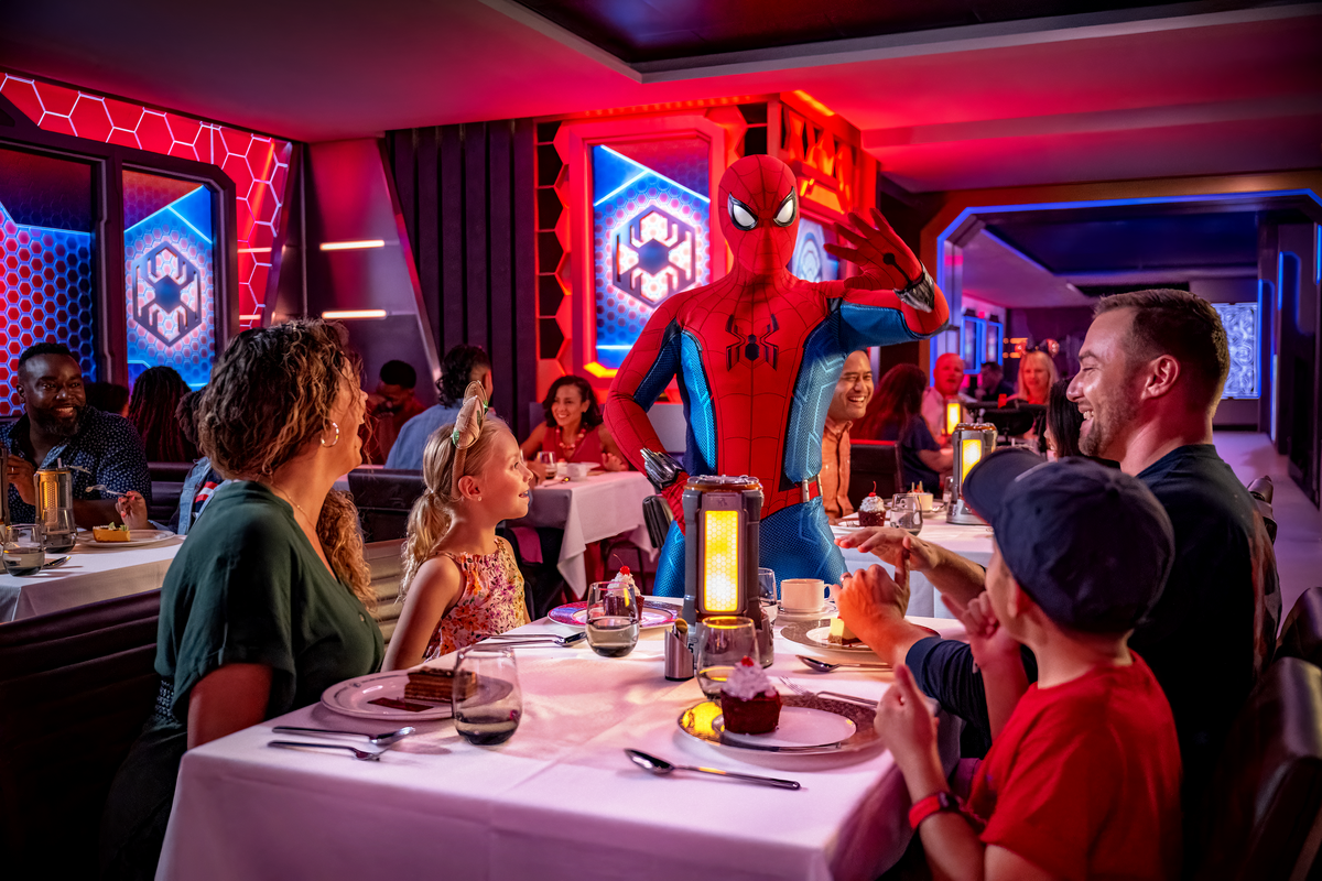 Disney Cruise Line Disney Treasure Restaurant World of Marvel Disney Cruise Line Disney Treasure Restaurant World of Marvel