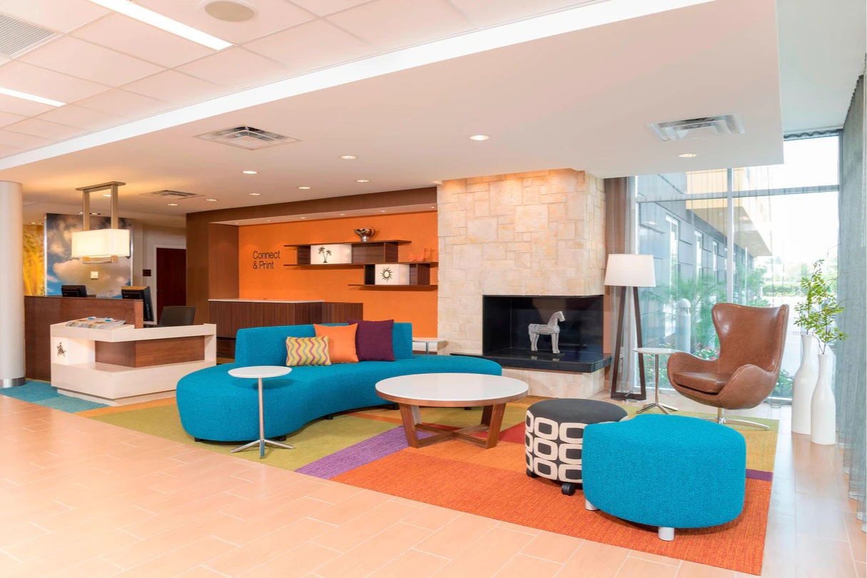 Lobby at Fairfield Inn and Suites Celebration