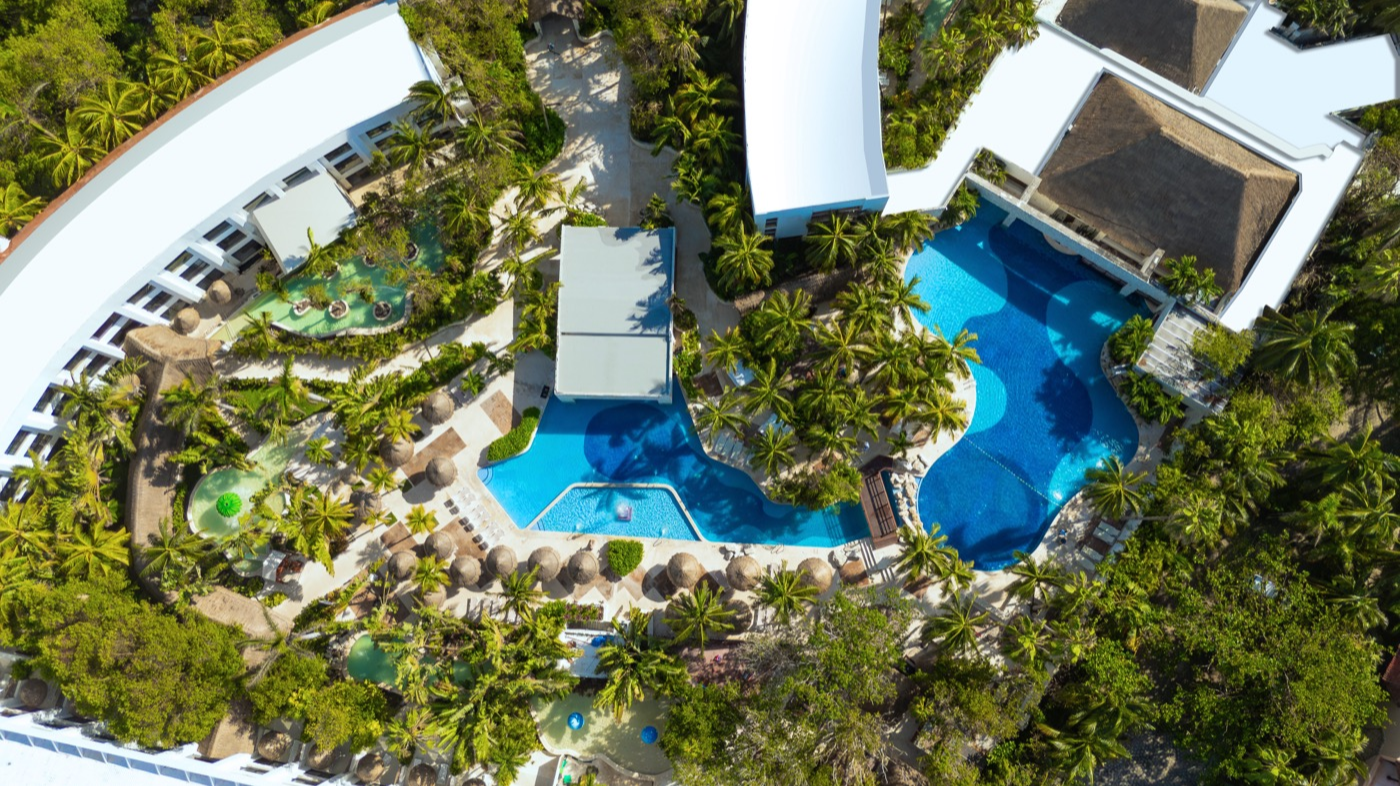 Grand Oasis Tulum Riviera Riviera Maya in Mexico Aerial View
