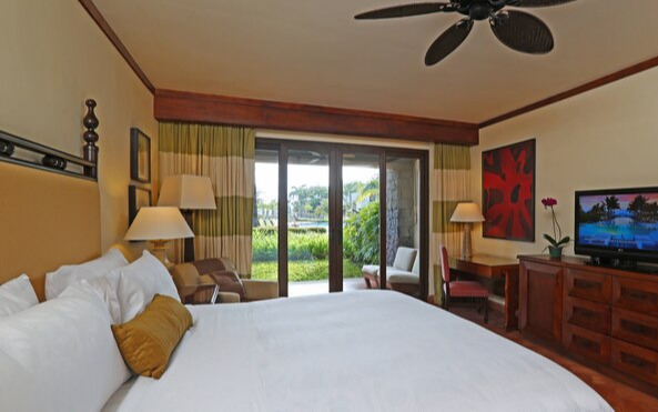 King guest room garden view