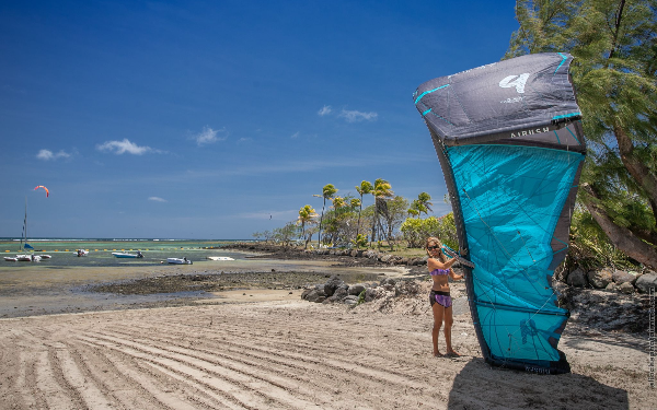 Beach at Les Villas du Lagon