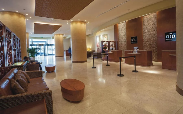 Front Desk at Riu Palace Antillas