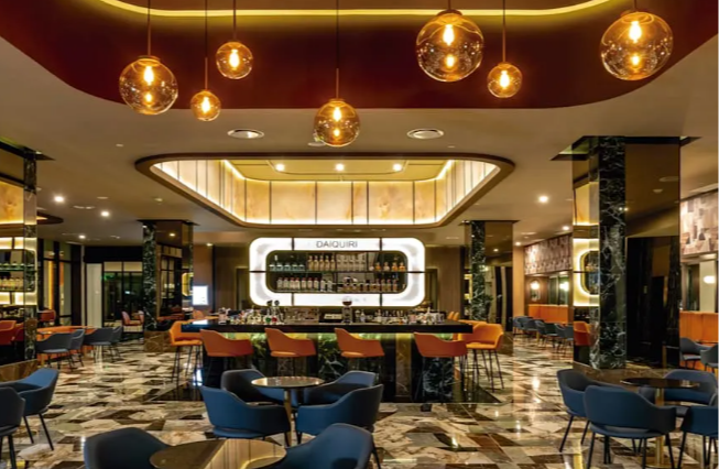 Riu Palace Kukulkan Zone Hôtelière de Cancun au Mexique Boulevard Kukulkan bar