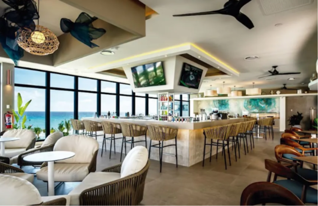 Riu Palace Kukulkan Zone Hôtelière de Cancun au Mexique Boulevard Kukulkan bar