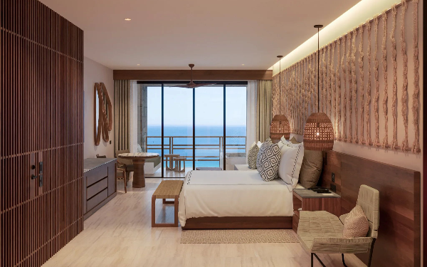 Junior Suite Ocean View at Secrets Playa Blanca