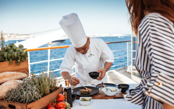 Chef on Yacht Club Med 2 Chef on Yacht Club Med 2